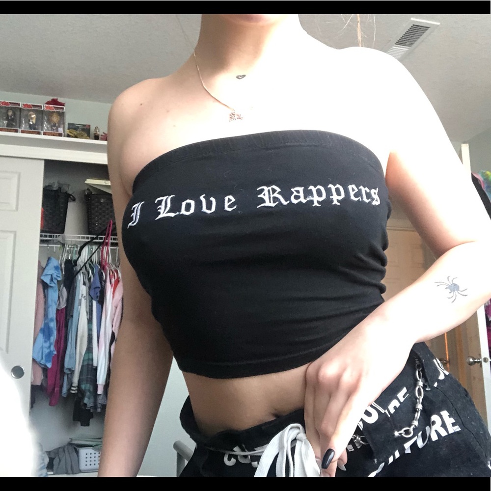 Dolls kill/postergirl tube top, size medium